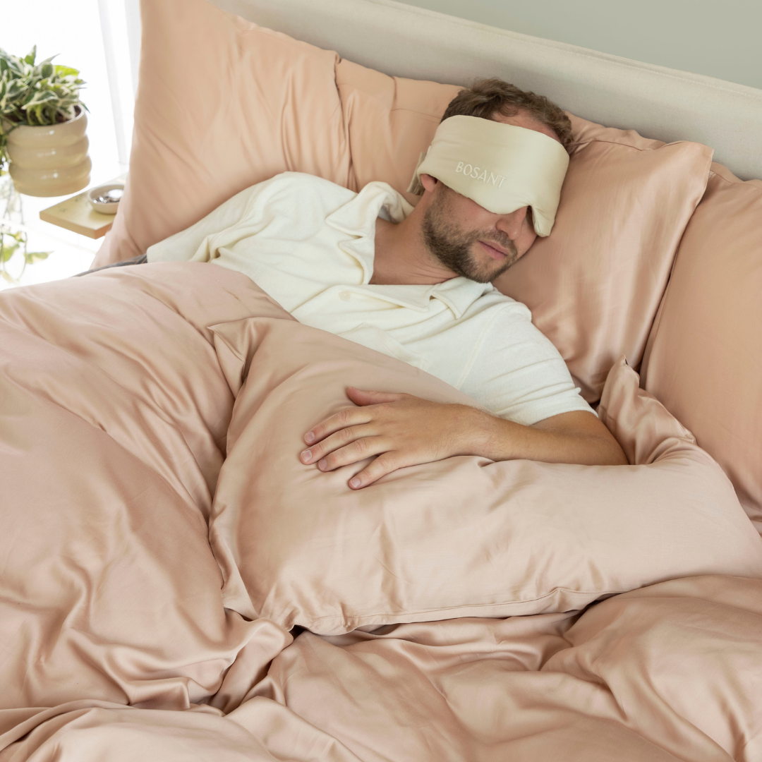 Cure bambus sovemaske - Beige