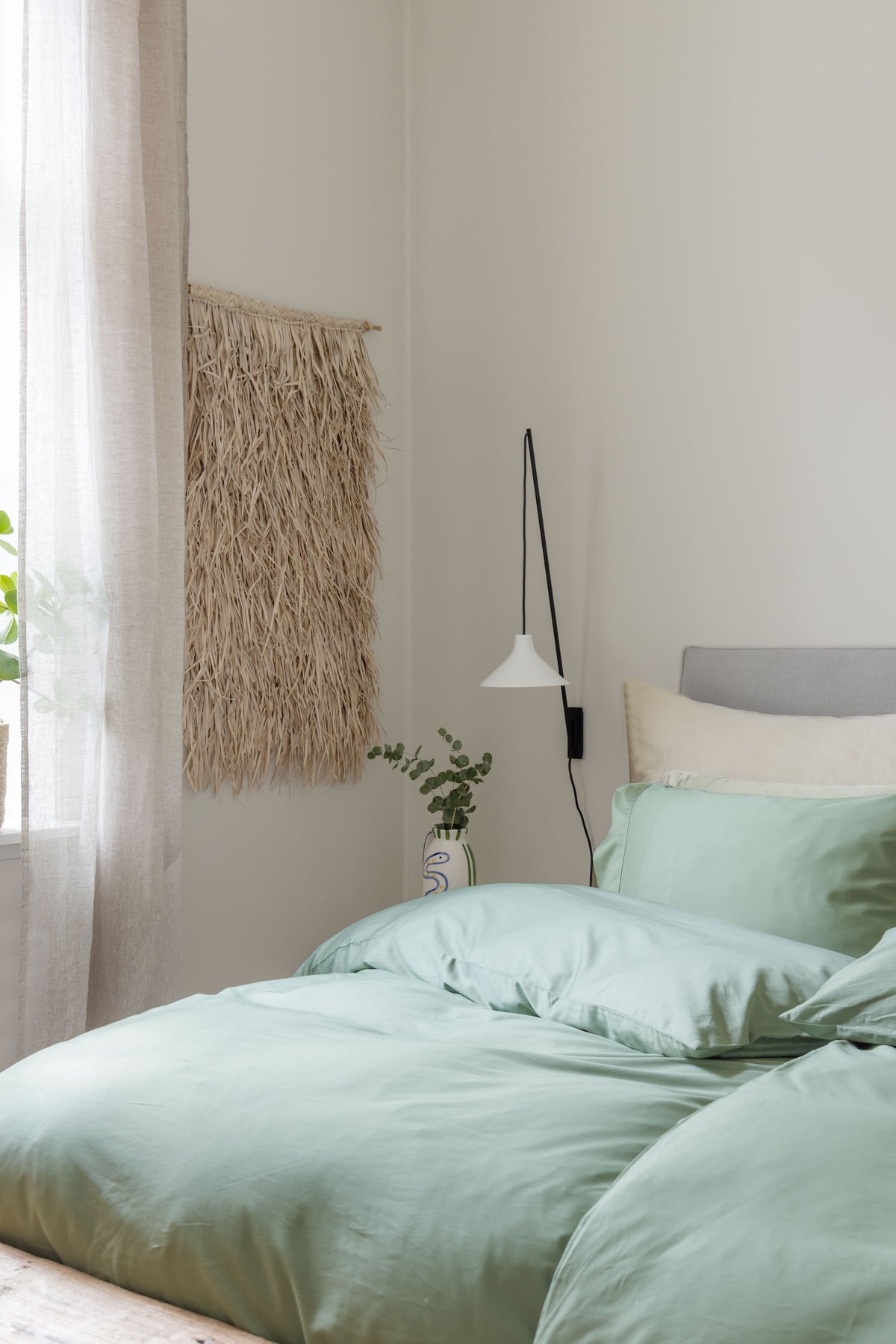 Tencel Blend Sengesett - havgrønn