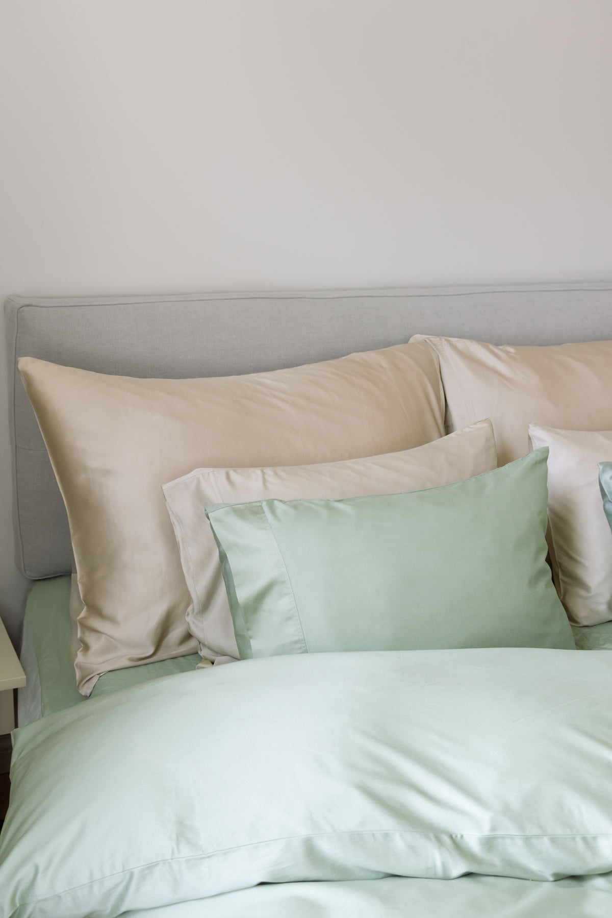Tencel Blend Sengesett - havgrønn