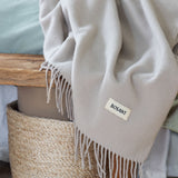 Heim Finullpledd Havre - beige