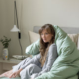 Tencel Blend Sengesett - havgrønn