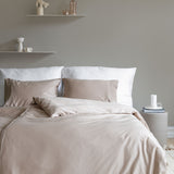 Tencel Blend Sengesett - Sanddynne - lys brun