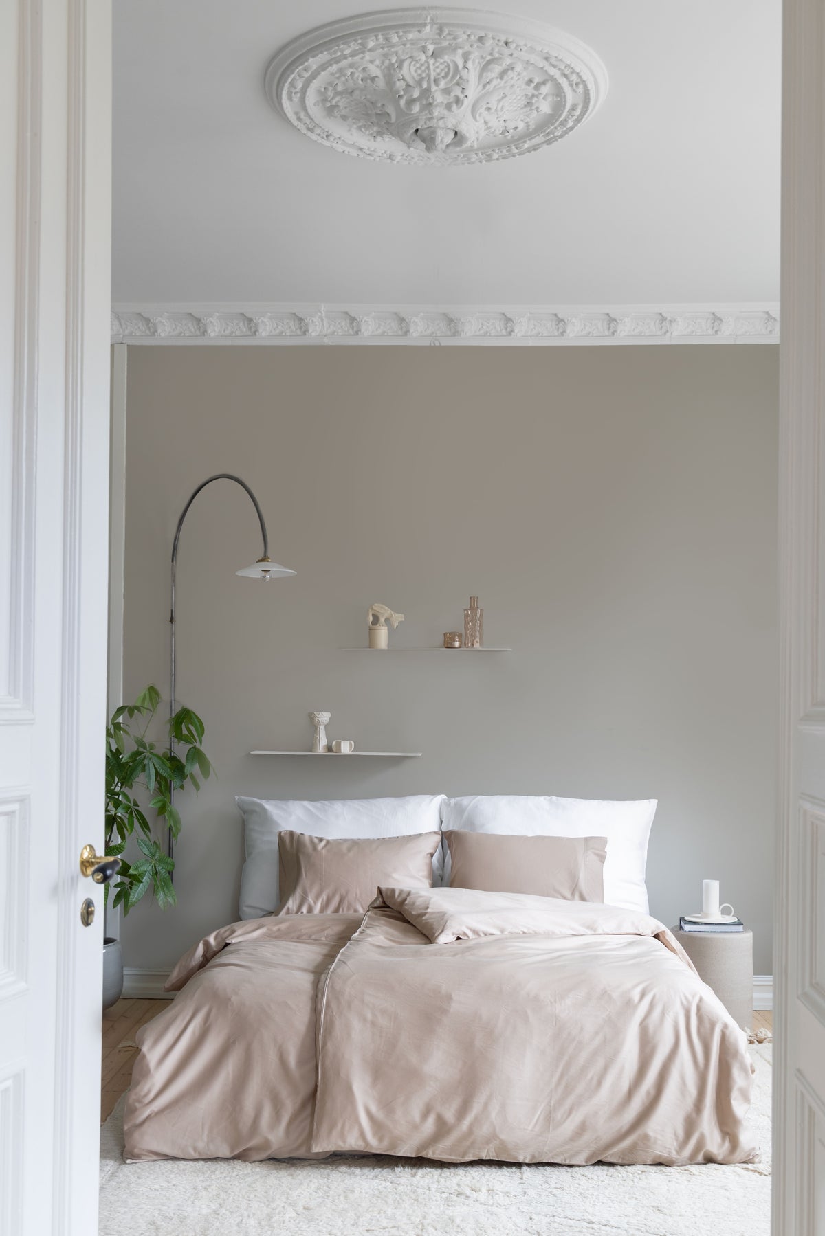 Tencel Blend Sengesett - Sanddynne - lys brun