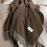Heim Ullpledd Kastanje - brun/ beige