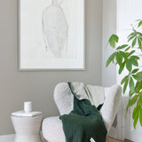 Heim Ullpledd Furu - grønn/beige